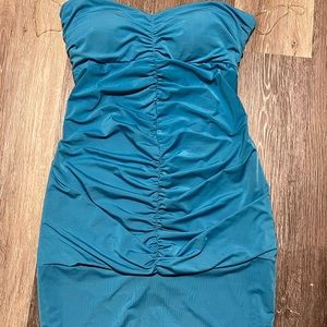 Blue cocktail dress